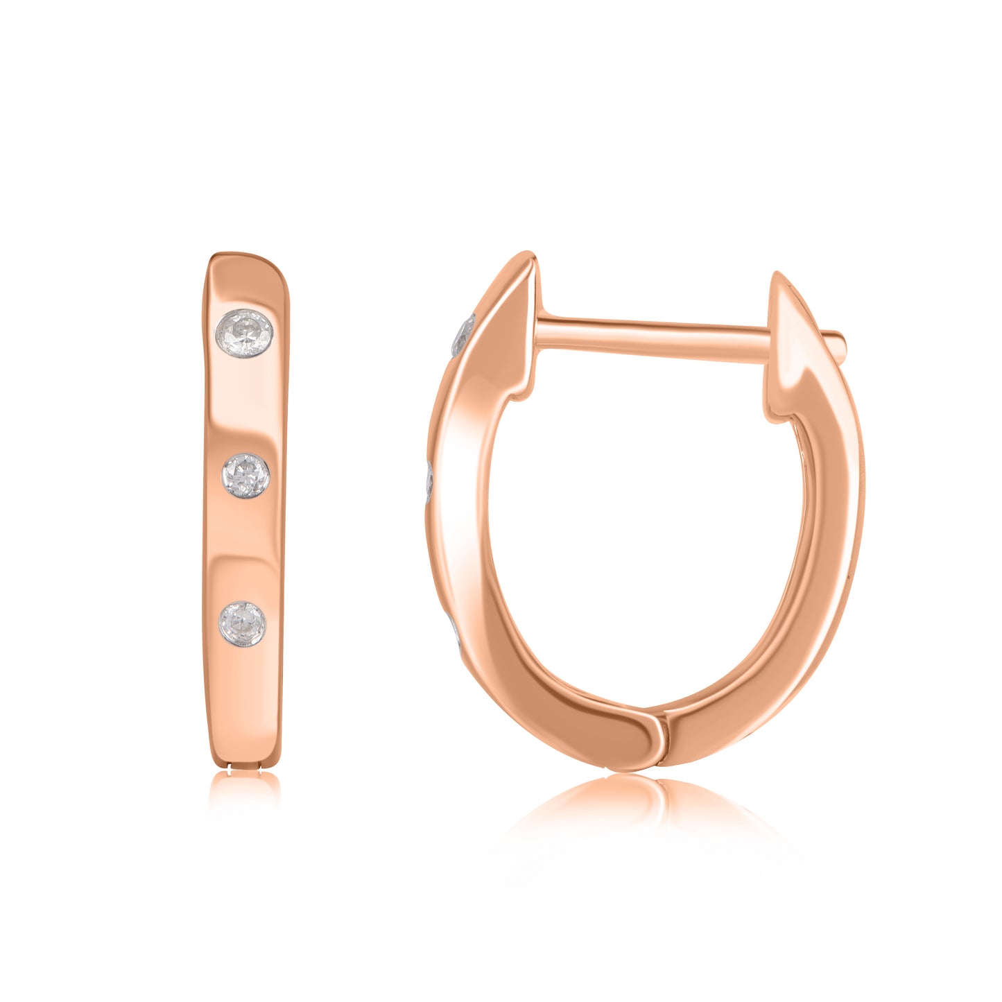 Hoop Earrings in 10KT Gold