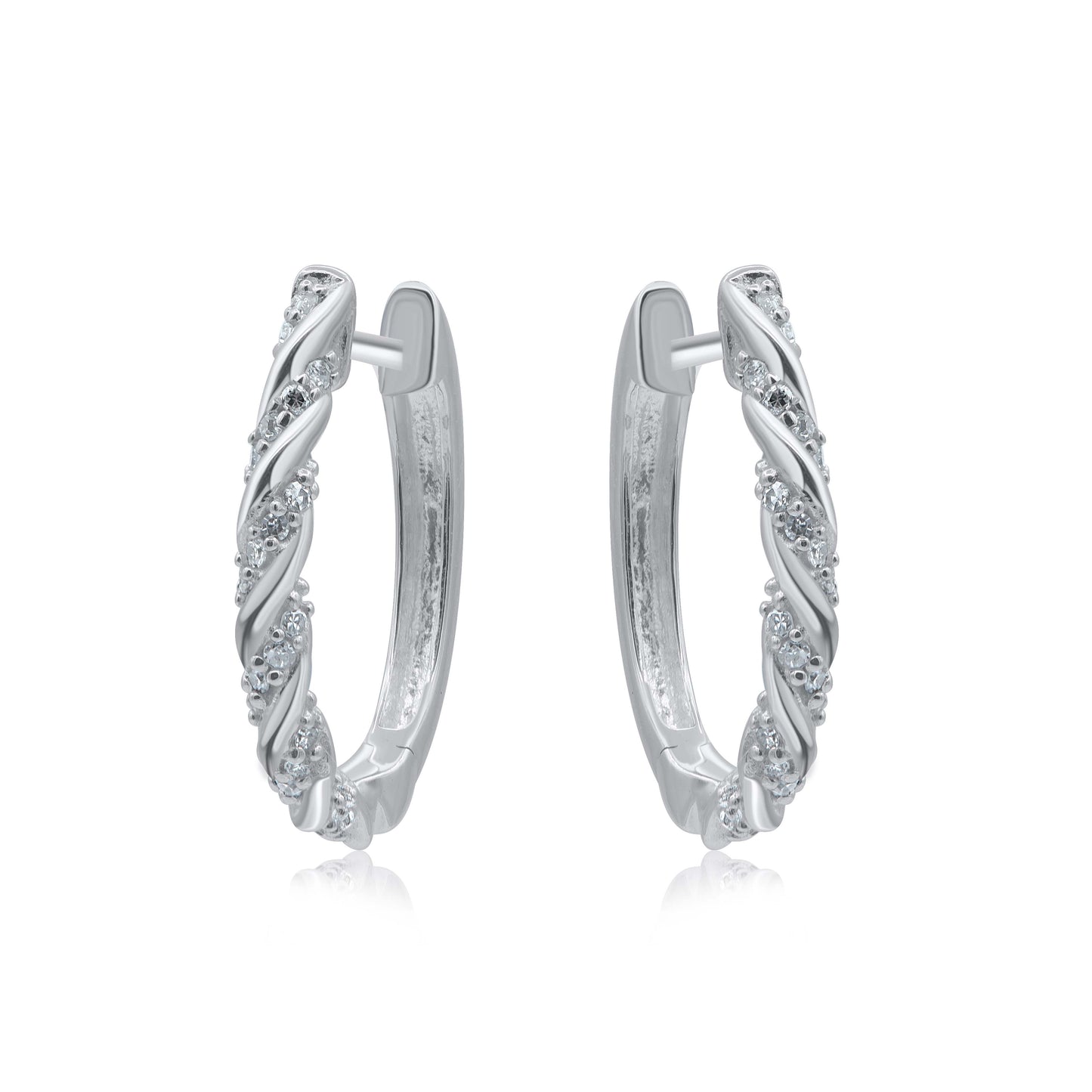 Twisted Hoop Earrings