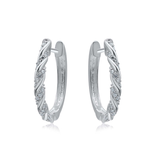 Twisted Hoop Earrings