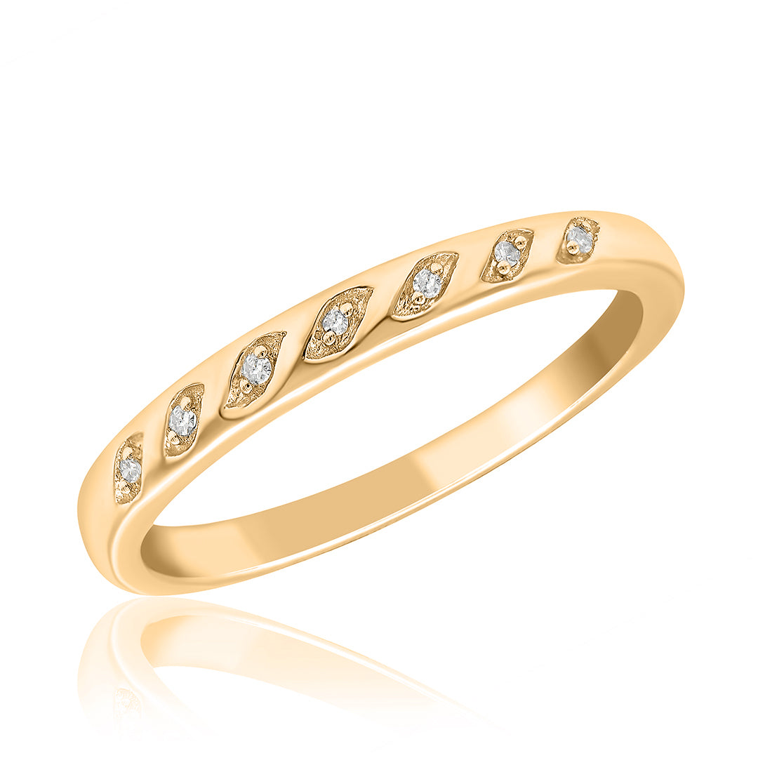 Stackable Promise Band in 10K Gold