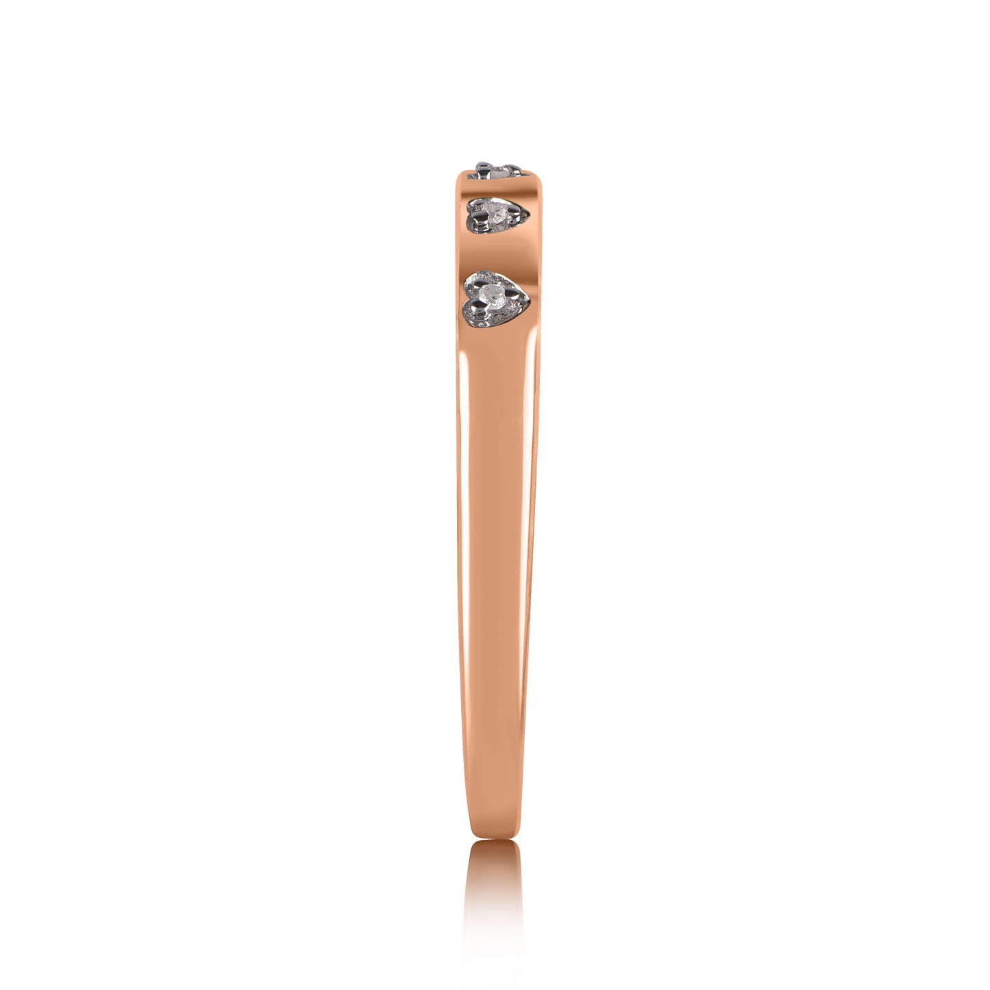 Diamond Half Eternity Band in 10K Gold