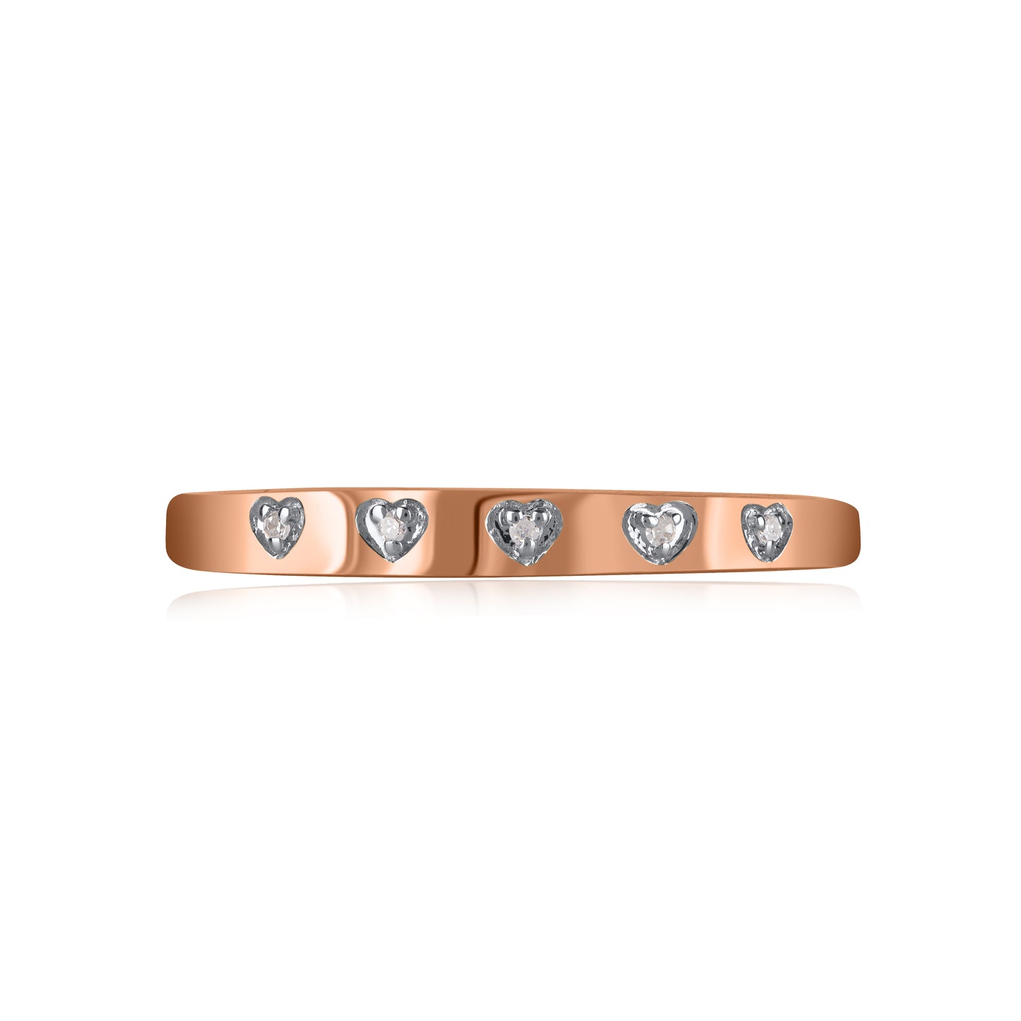Diamond Half Eternity Band in 10K Gold