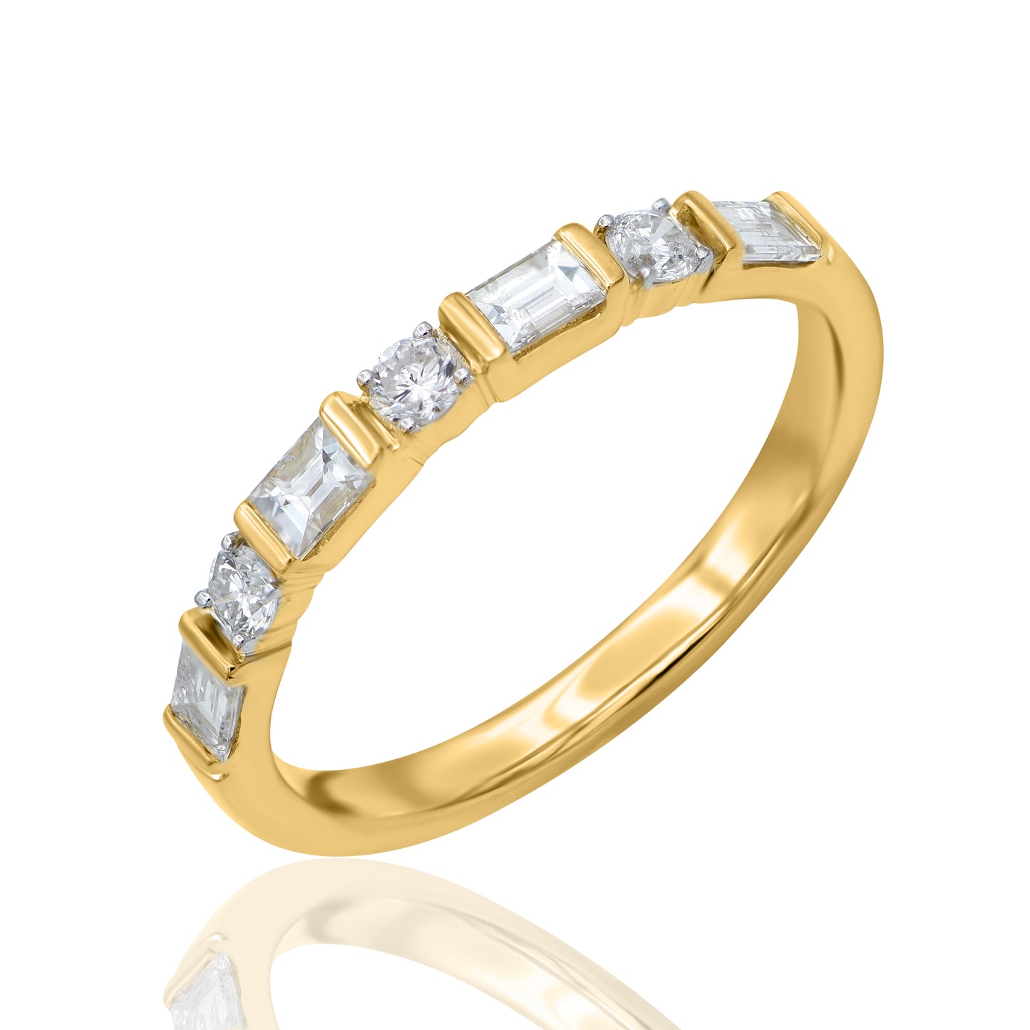 Diamond Band Ring in 10K Gold