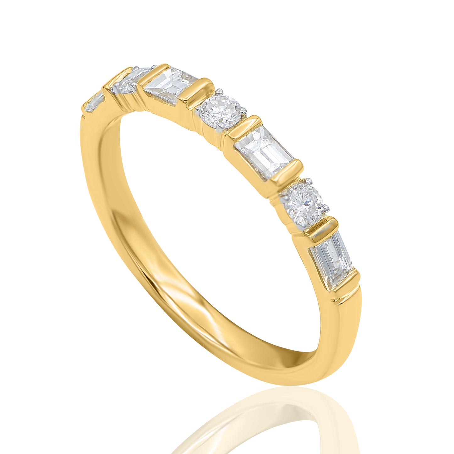 Diamond Band Ring in 10K Gold