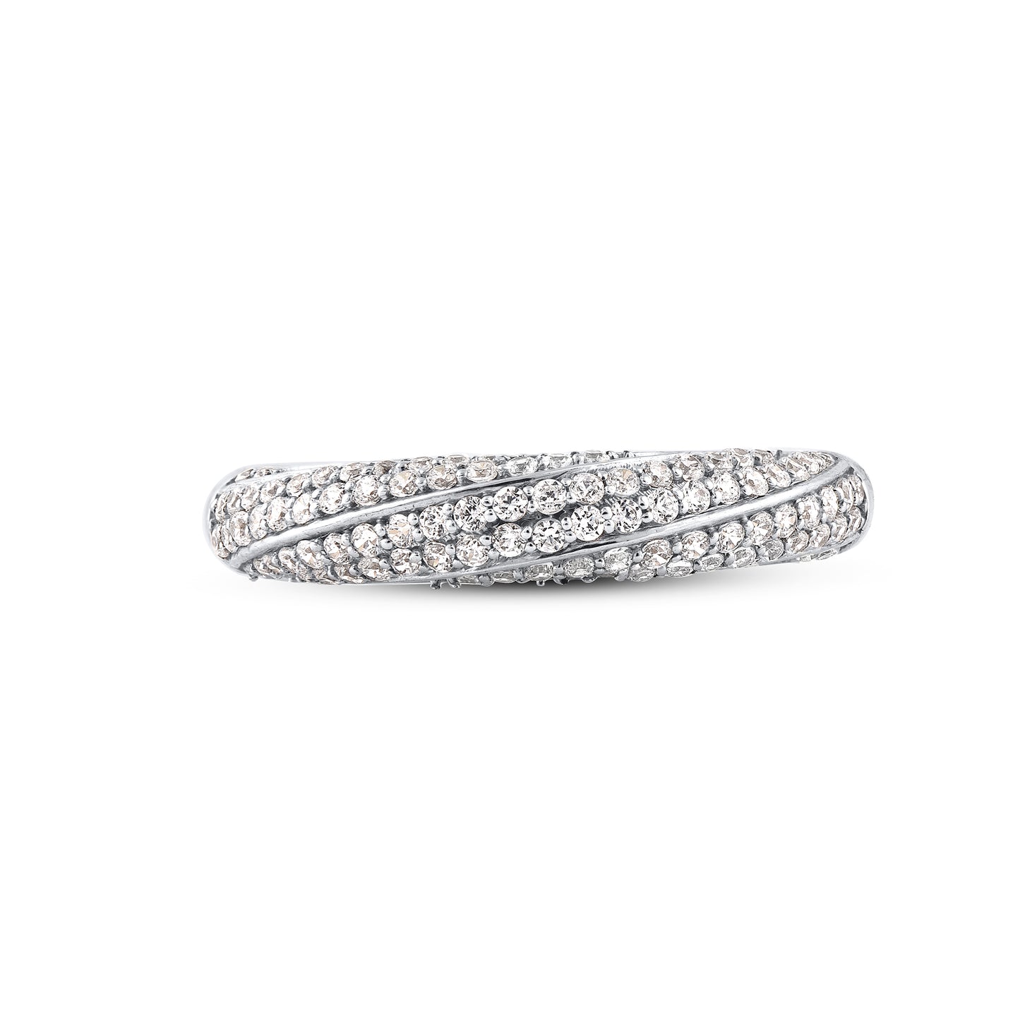 Multi Row Wedding Band in 10K Gold