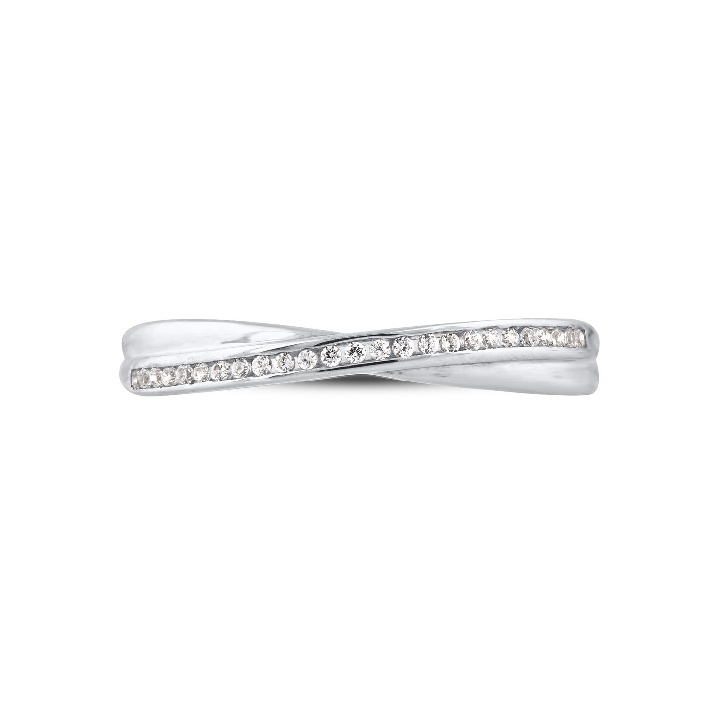 Crisscross Band in 10KT Gold