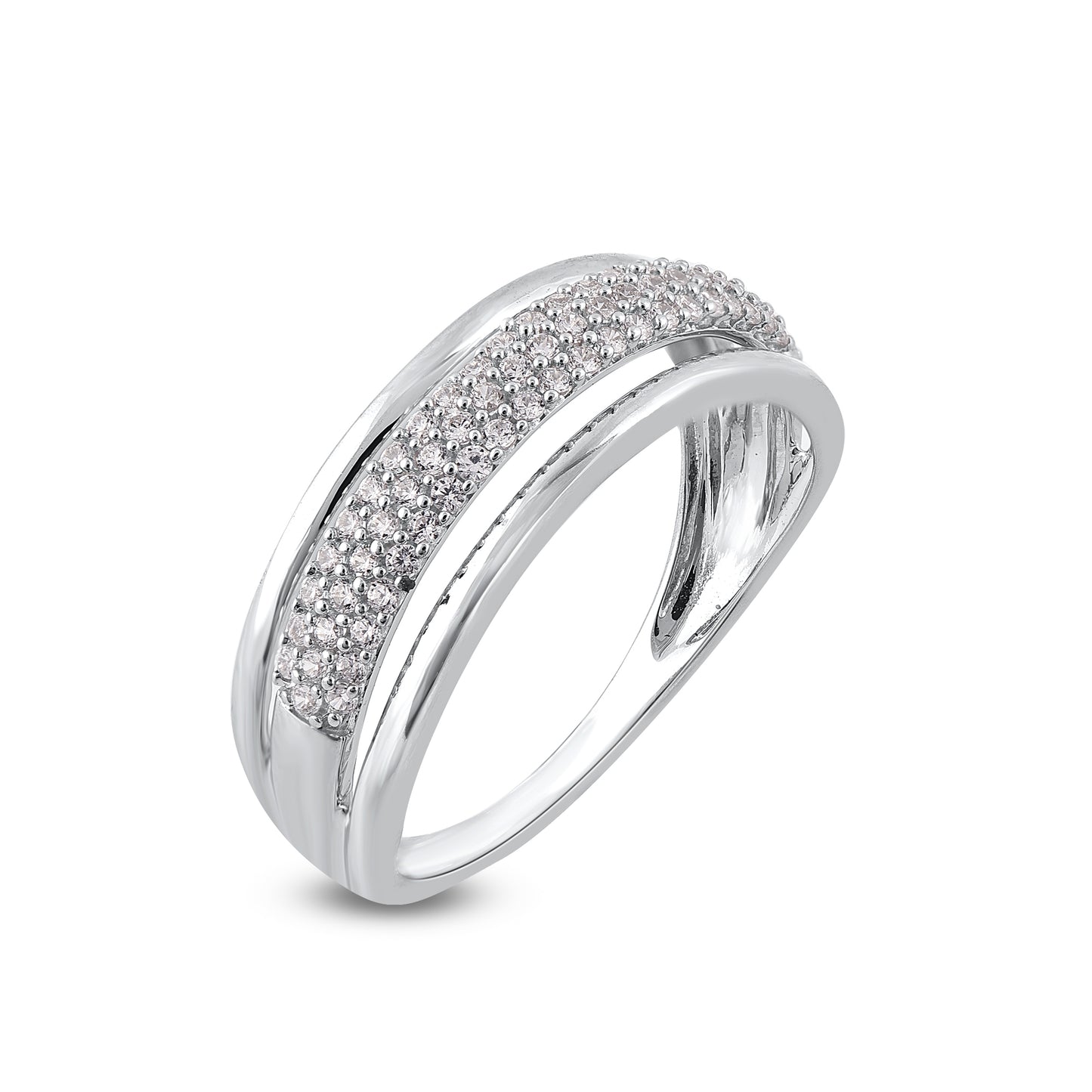 Half Eternity Engagement Band in 10KT Gold