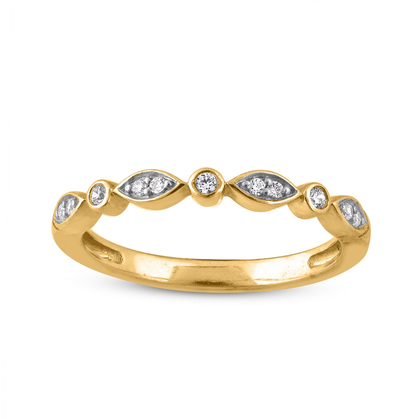 Stackable Propose Ring in 10KT Gold