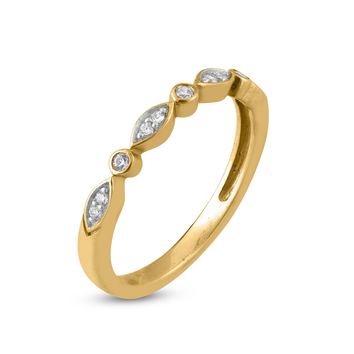 Stackable Propose Ring in 10KT Gold