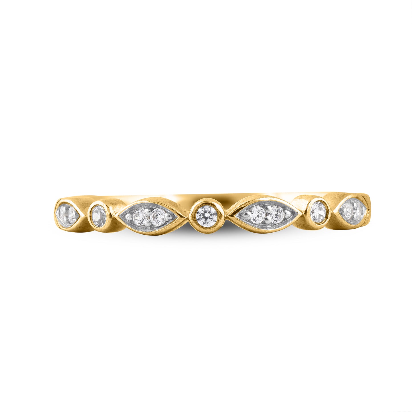 Stackable Propose Ring in 10KT Gold