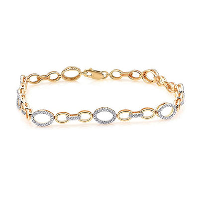 10k gold diamond bracelet