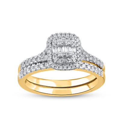 Bridal Diamond Ring Set