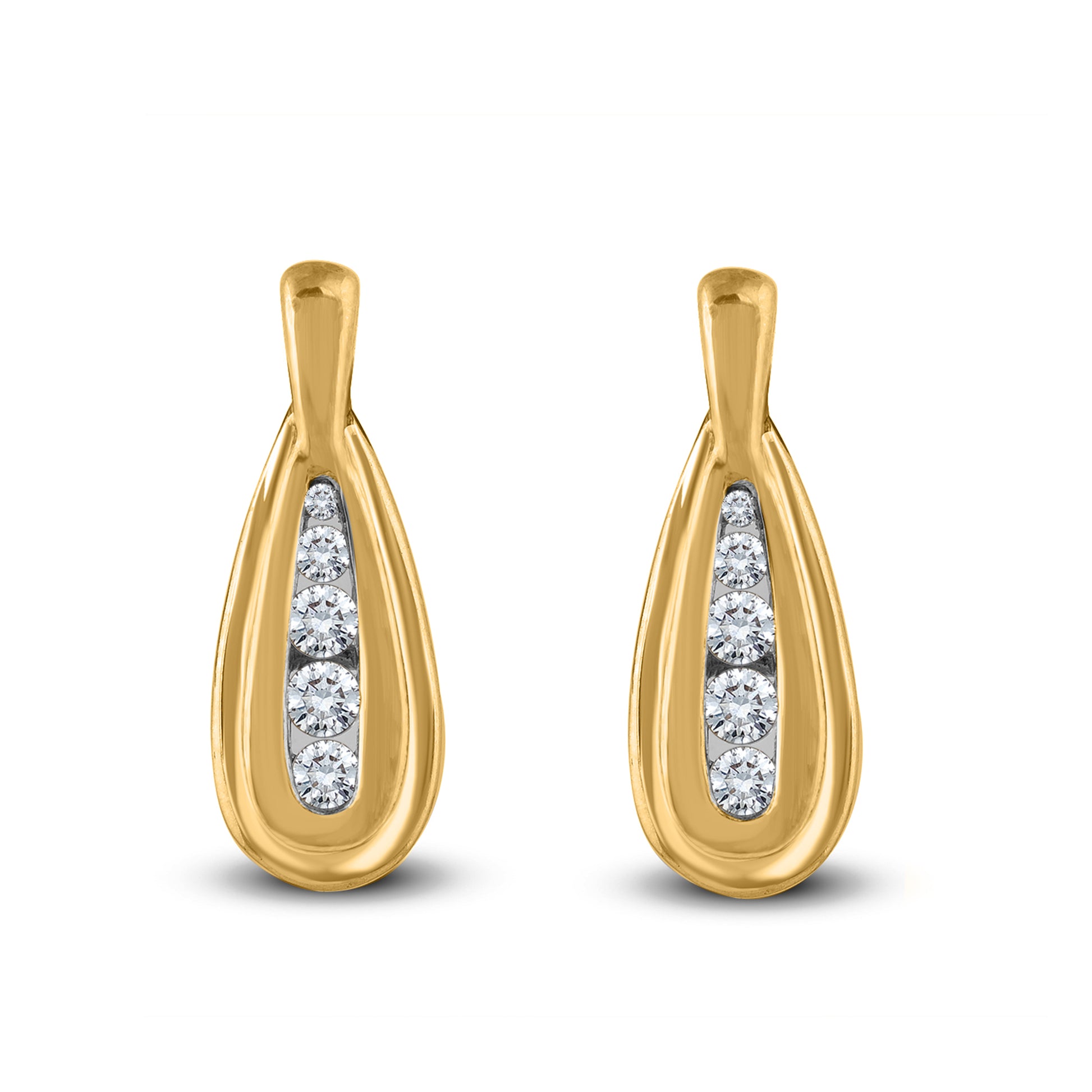 Diamond Dangle Earrings