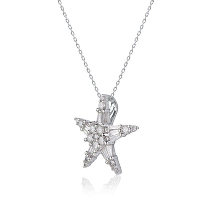 Star Pendant Necklace in 14K Gold