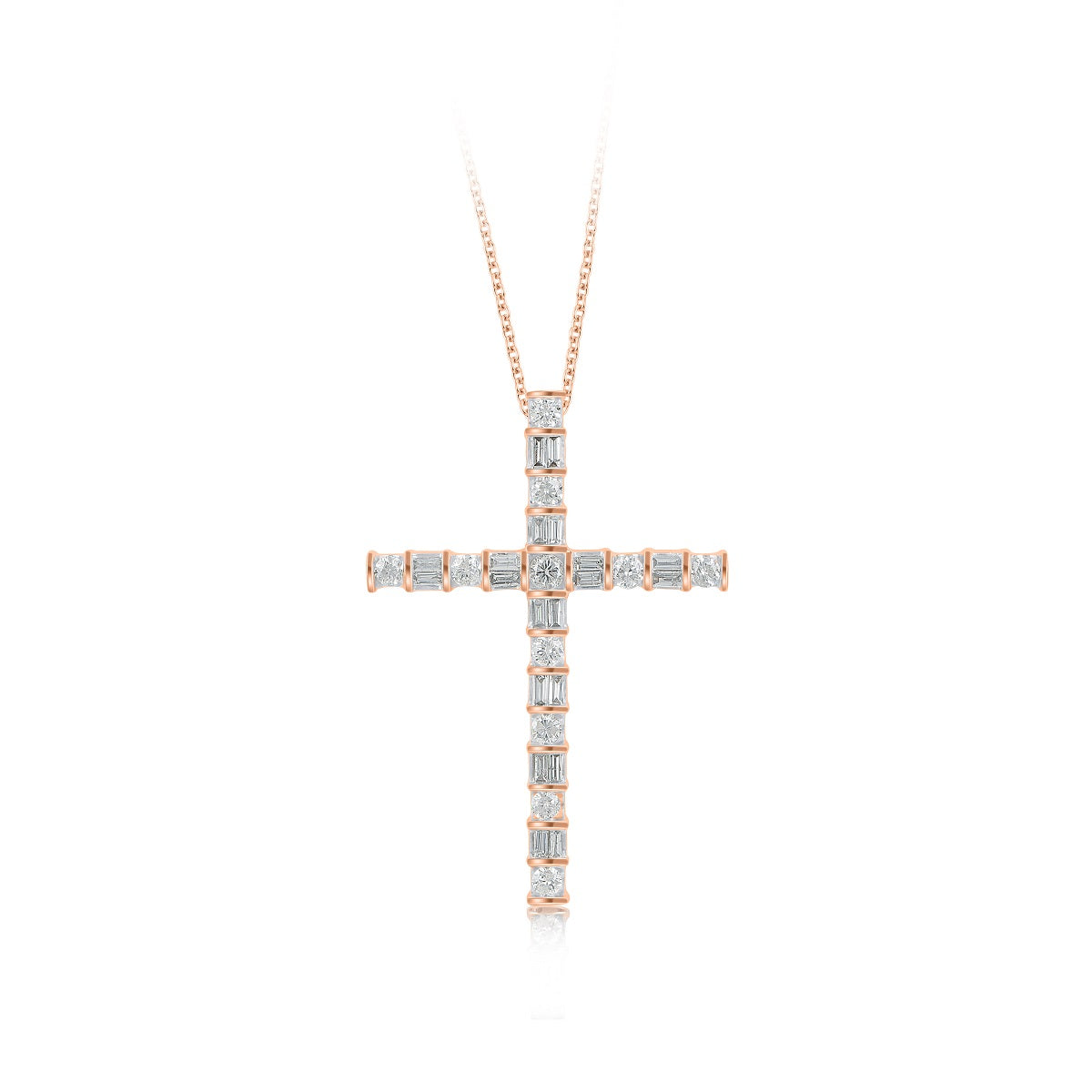 Cross Pendant Necklace in 14K Gold