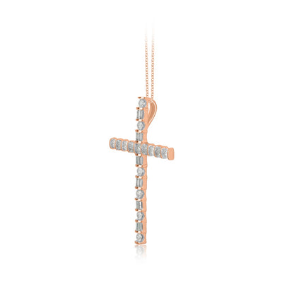 Cross Pendant Necklace in 14K Gold