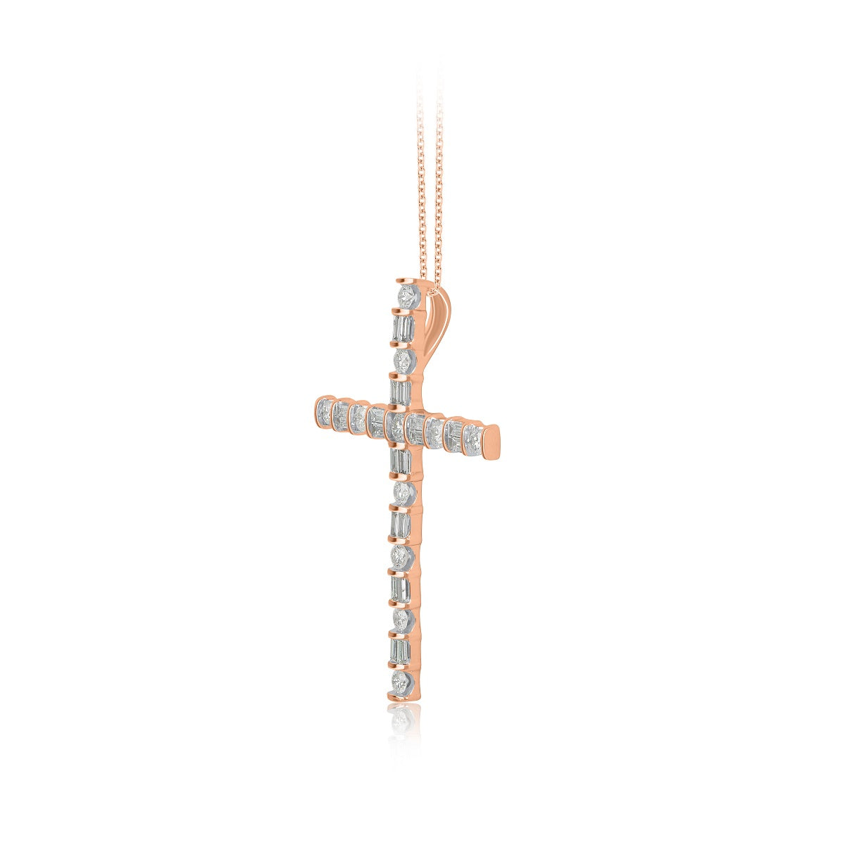 Cross Pendant Necklace in 14K Gold