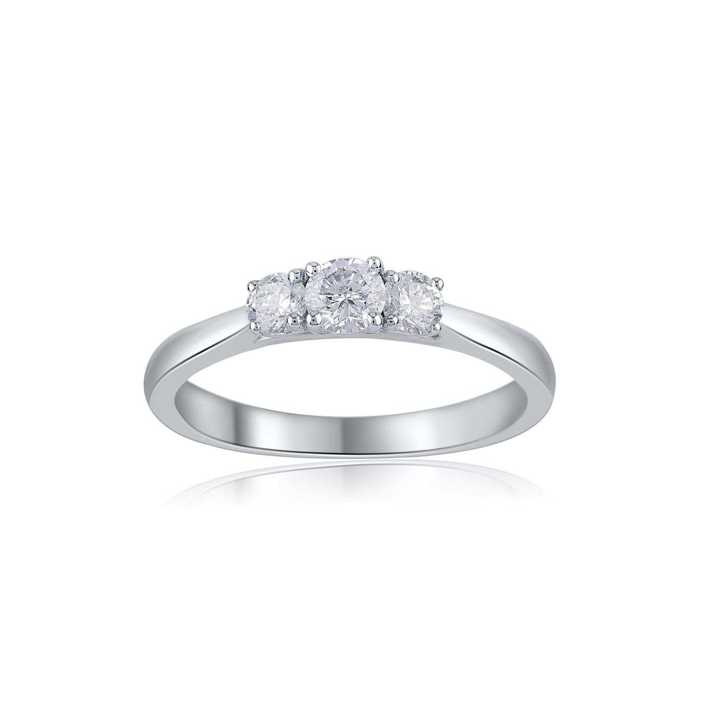 Three Stone Engagement Ring