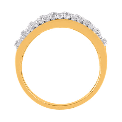 1.0 Carat Mixed-Cut Diamond Wedding Band in 14K Yellow Gold