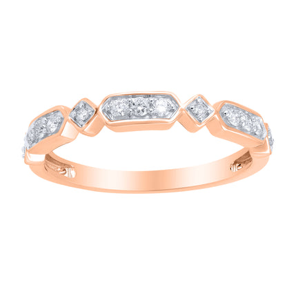 Diamond Wedding Band Ring in 14K Gold