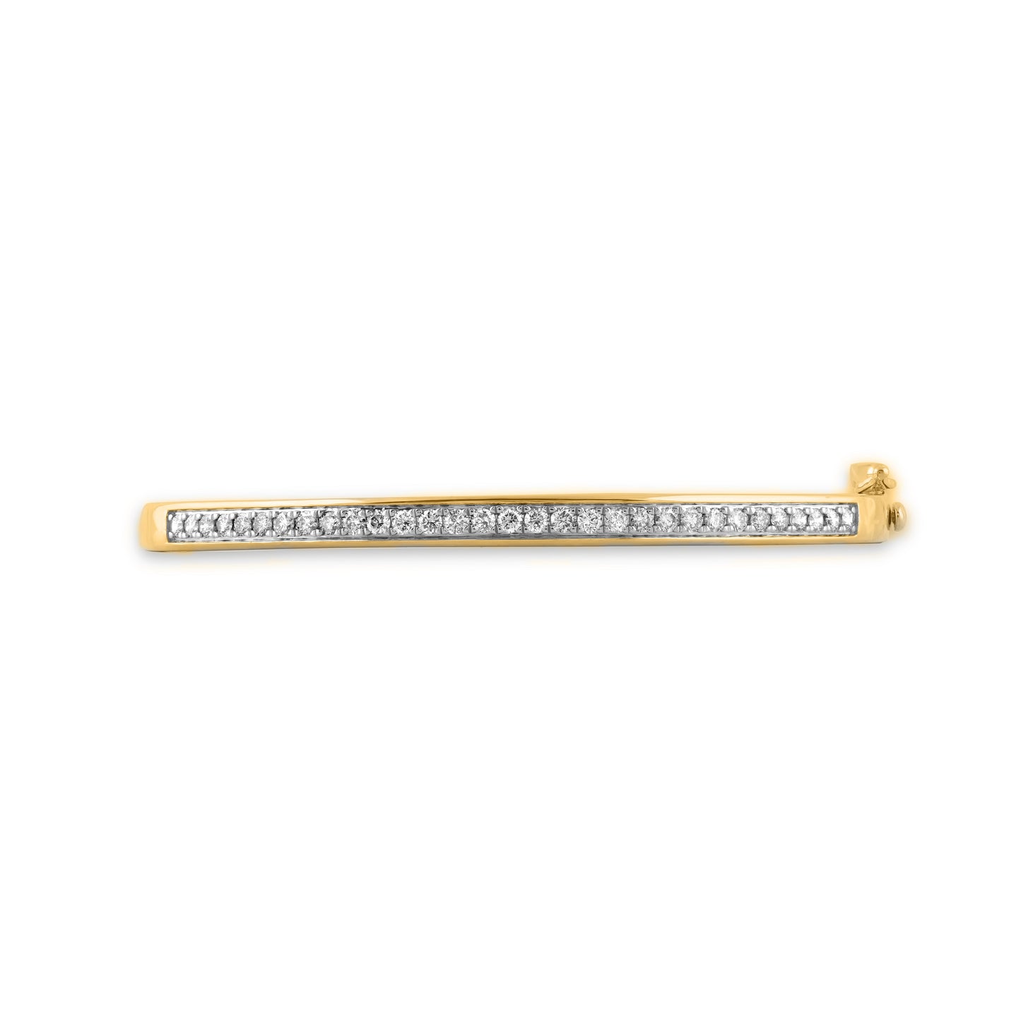 Line Bangle Bracelet in 10K Gold