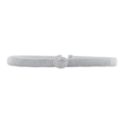 Cuff Bangle Bracelet in .925 Sterling Silver