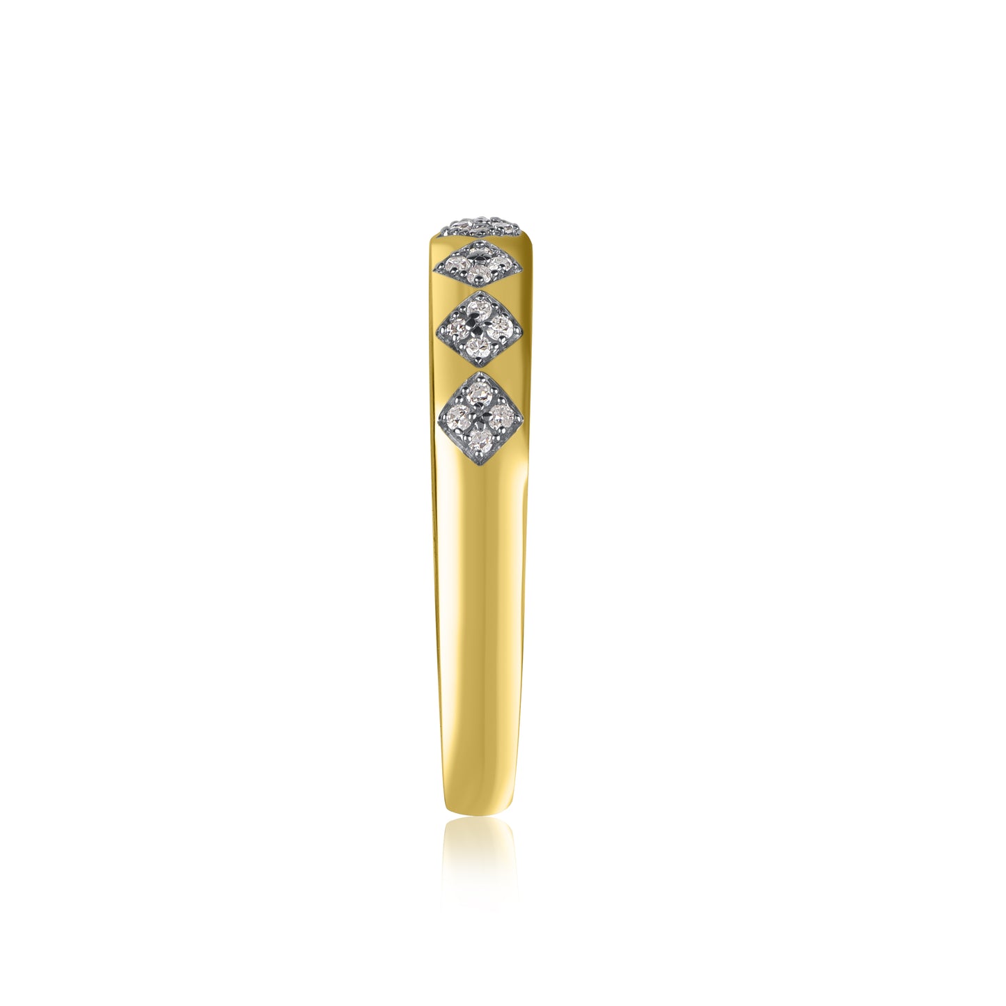 Diamond Band Ring in 10KT Gold