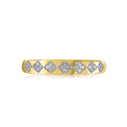 Diamond Band Ring in 10KT Gold