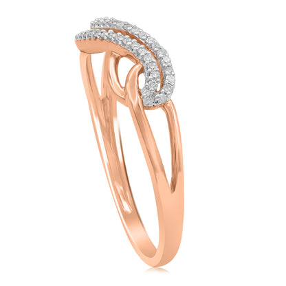 Diamond Infinity Ring in 10K Gold