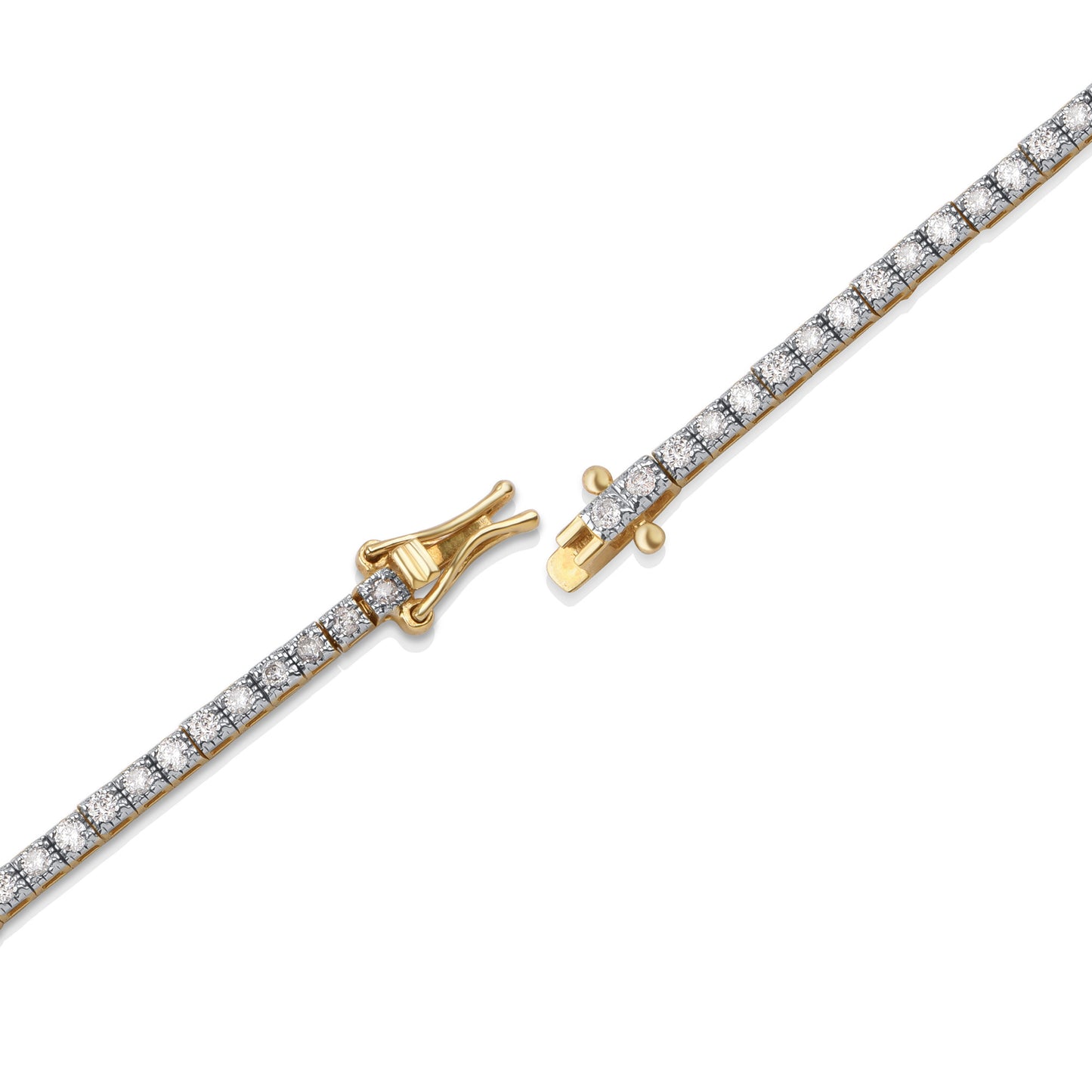 10k Gold Tennis Bracelet