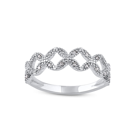 Promise Ring in 925 Sterling Silver