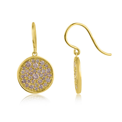 Dangling Drop Earrings in 10K Gold