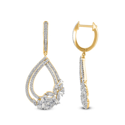 Diamond Drop Earrings