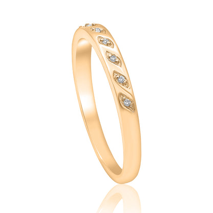 Stackable Promise Band in 10K Gold