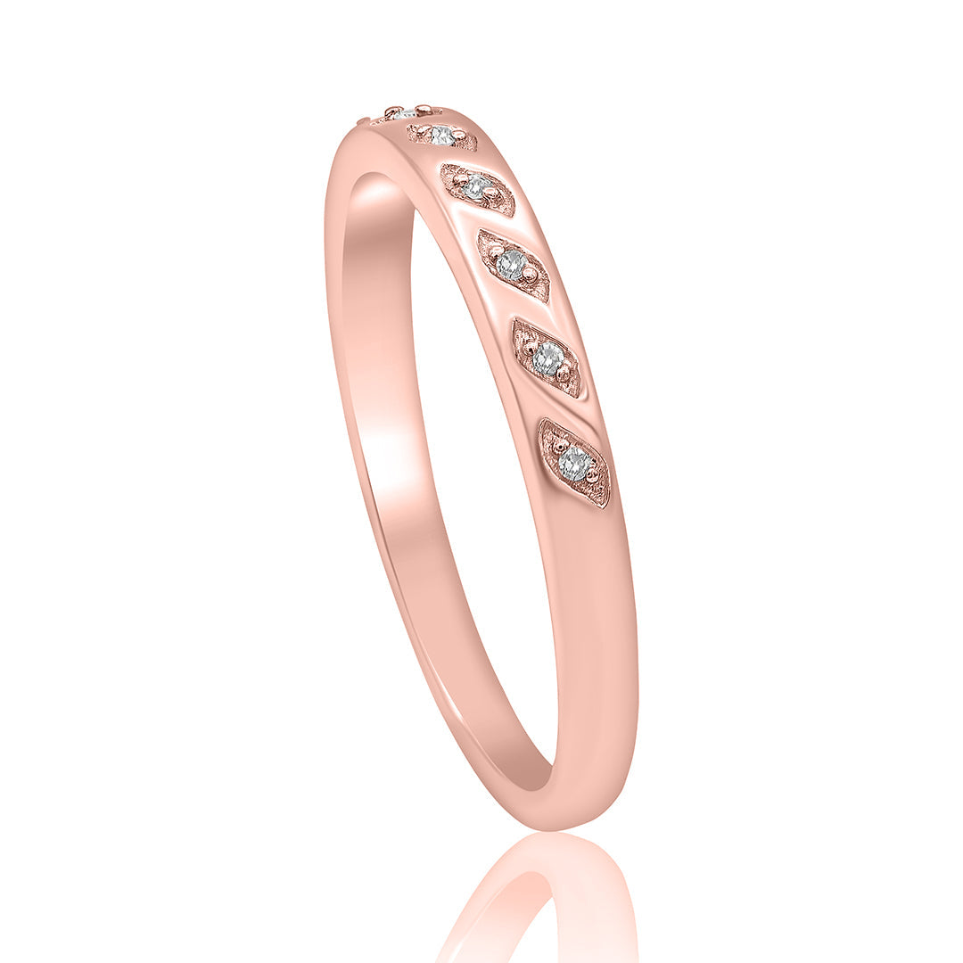 Stackable Promise Band in 14K Gold