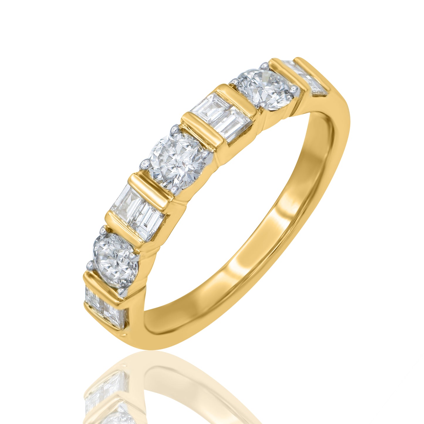Diamond Band Ring in 10K Gold