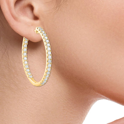 Hoop Earrings in 10K Gold