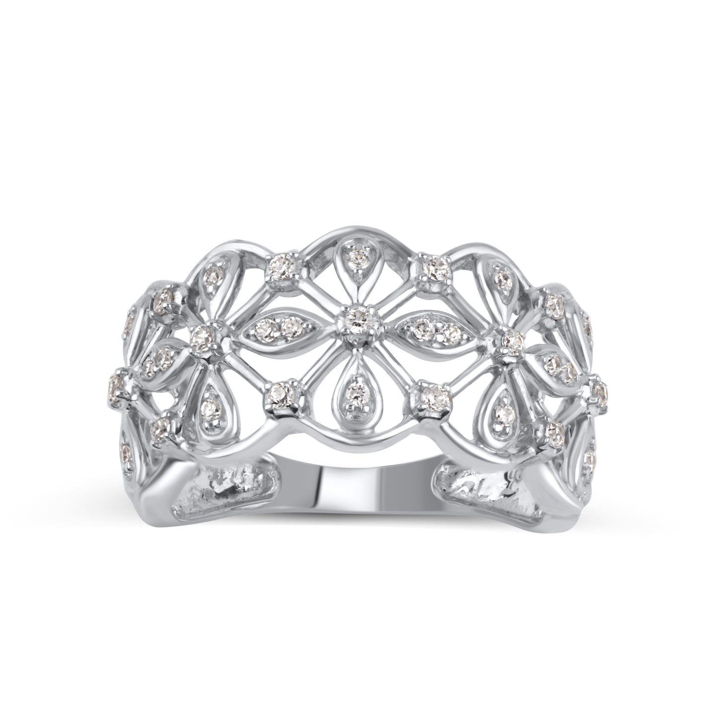 Floral Band Ring